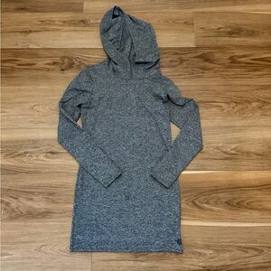 The North Face XS Women’s Hooded Long Base Layer, Gray Heathered